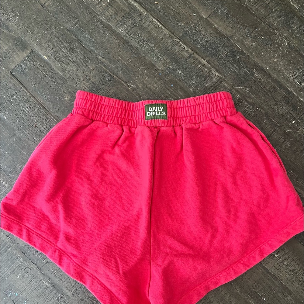 Daily Drills Hot Pink Sweat Shorts